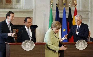 Меркел осъди спасителното финансиране на банки