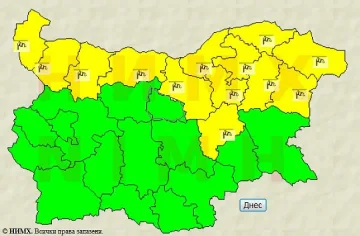 Код "жълто" заради силен вятър