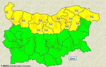 Код "Жълто" заради порои в Северна България