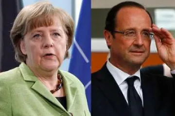 Втори самолет достави Оланд при Меркел