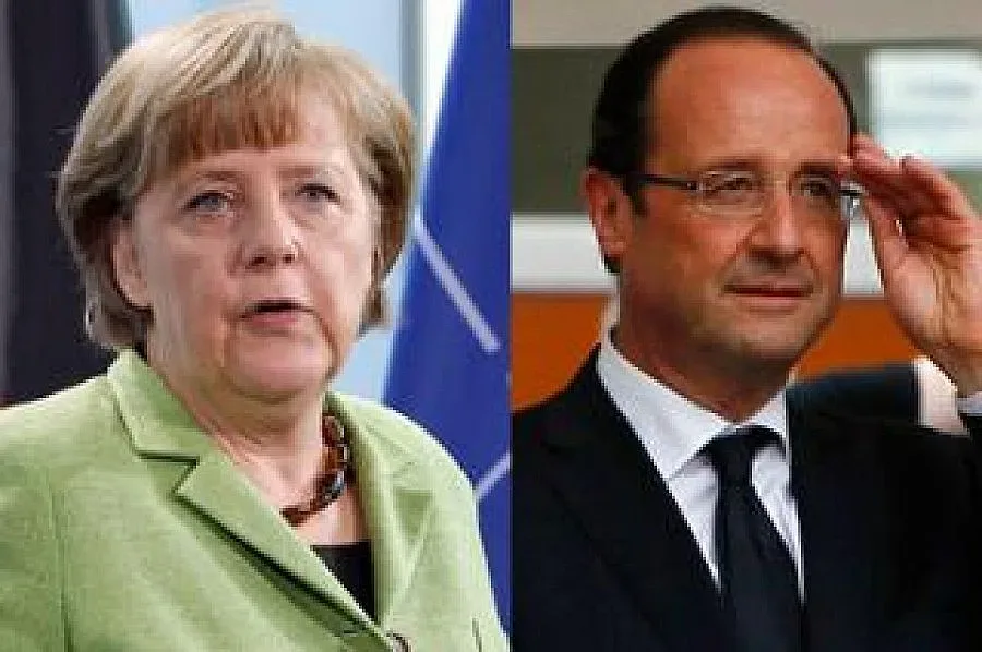 Втори самолет достави Оланд при Меркел