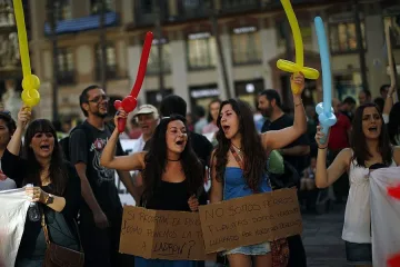 "Възмутените" отново окупират Испания