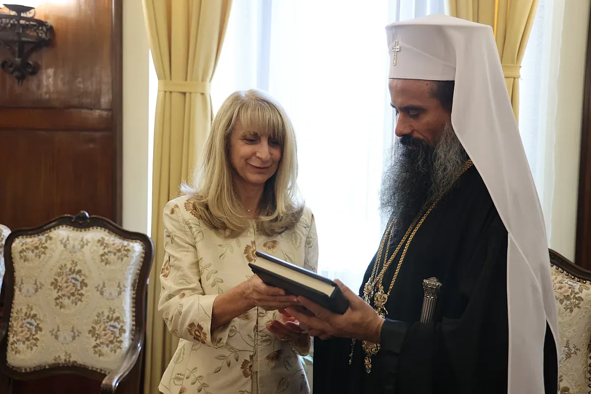 Патриарх Даниил прие Горица Грънчарова-Кожарева и благослови Сметната палата