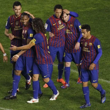 Великолепната седморка на "Барса" е недосегаема