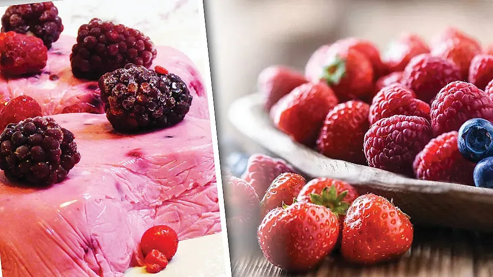 Ретрото пак е на мода. Желирано кисело мляко с горски плодове