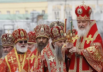 Максим посреща руския патриарх Кирил в параклиса "Св. цар Борис"