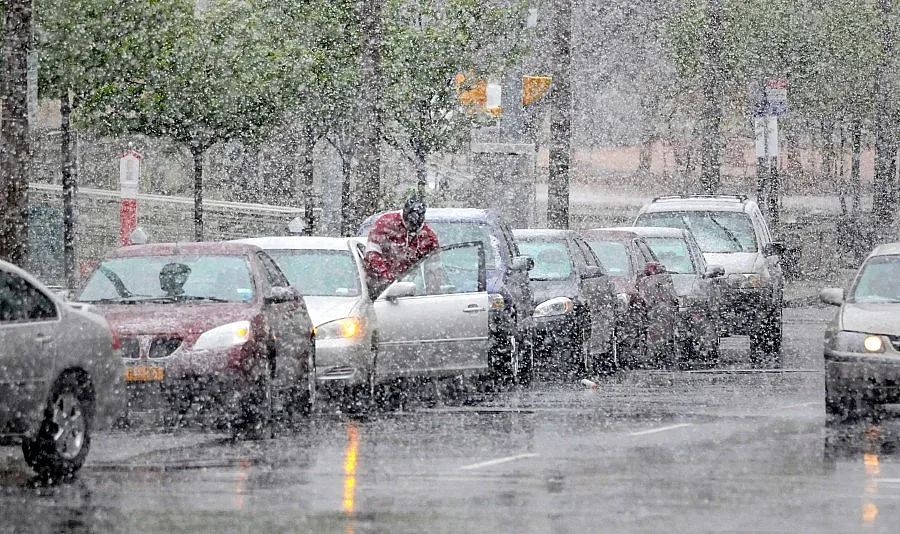 Сняг затрупа Ню Йорк 