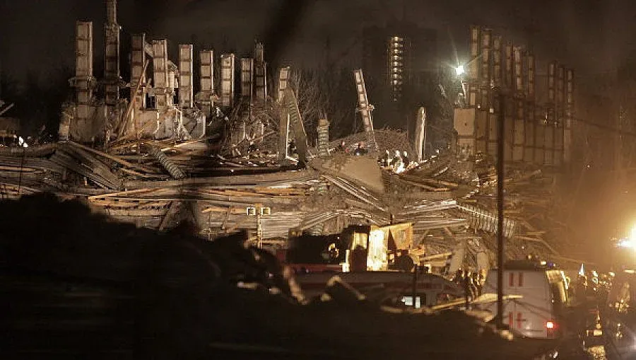 Жилищен блок се срути в Москва