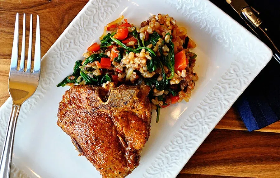 На трапезата днес: Агнешко със спанак и ориз