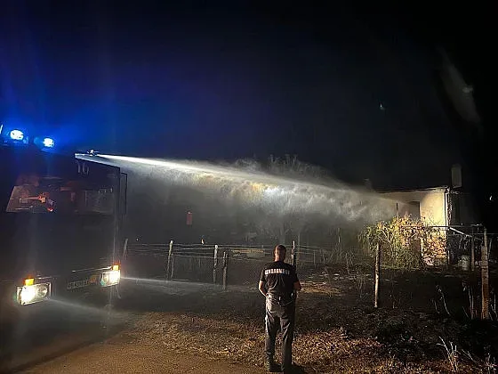 Нова драма до Воден! Още едно село гори