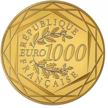 Франция пуска златни монети по 1000 евро