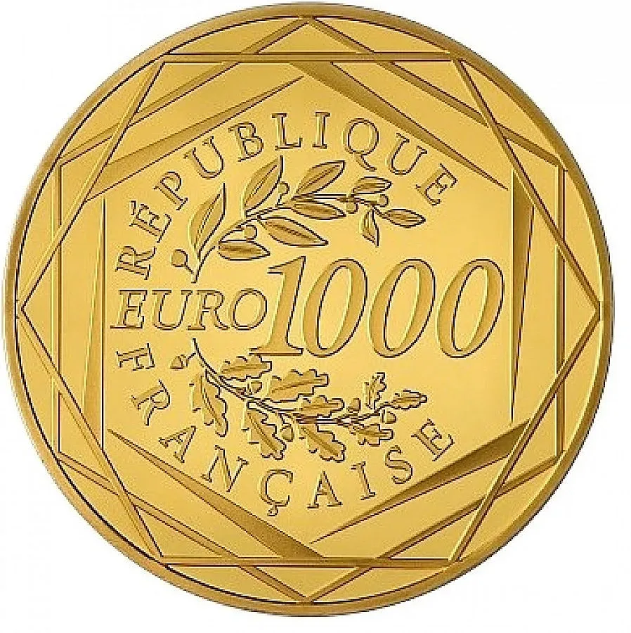 Франция пуска златни монети по 1000 евро