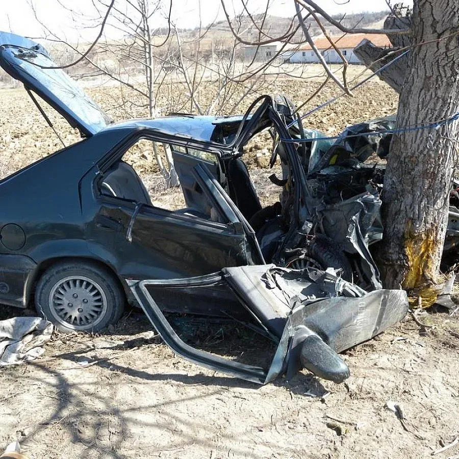 Кола се размаза в дърво, 20-годишен загина