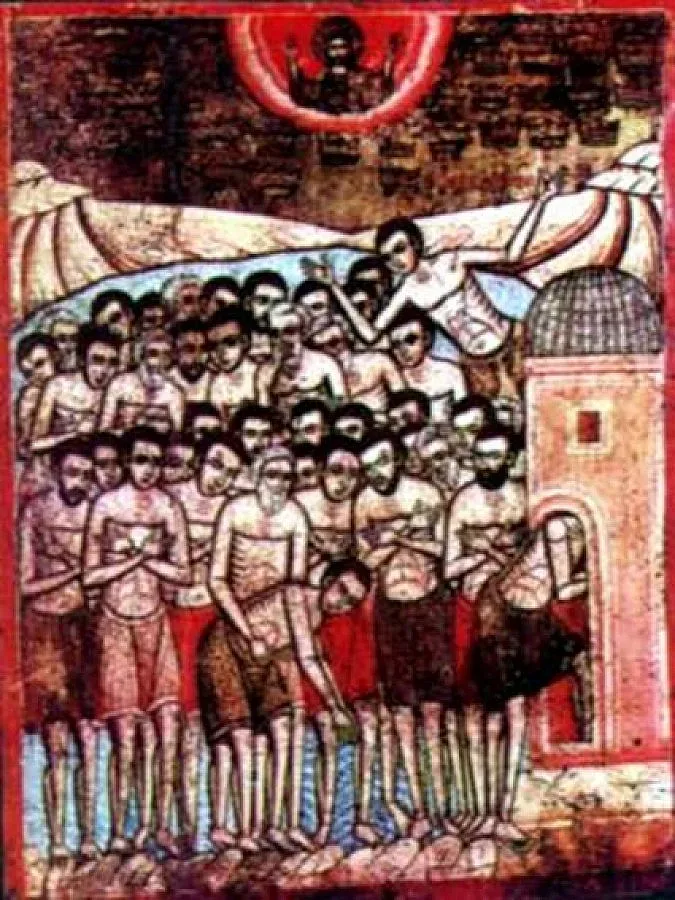 Църквата почита Светите 40 мъченици