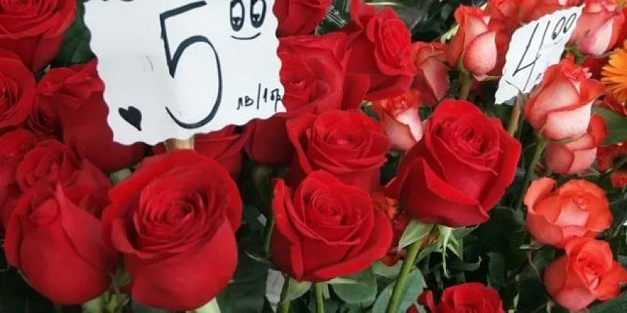 Само розата скочи двойно преди 8 март, засега