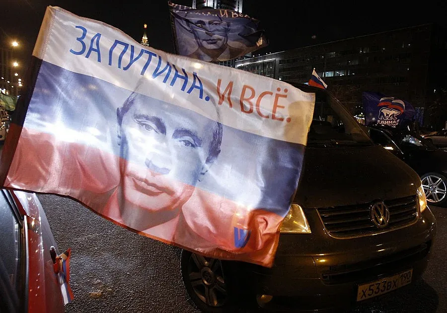 30 000 на улицата в подкрепа на Путин