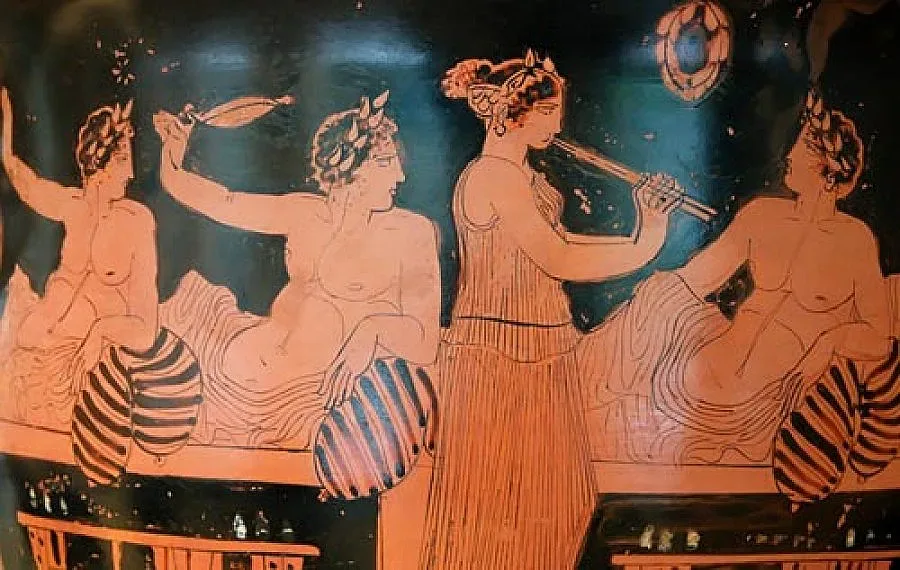 Симпозиум в Древна Гърция: Мъже, вино и хетери 