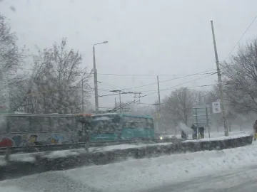 Ад в София, 40 трамвая блокираха центъра