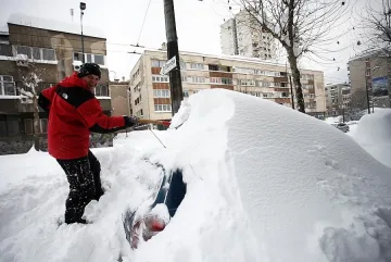 Сараево бедства под снежен ад 