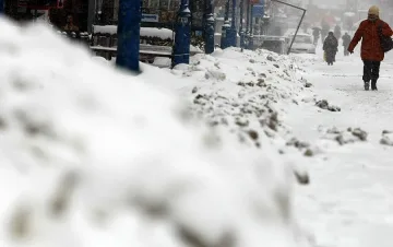Времето омекна, снегът се завърна