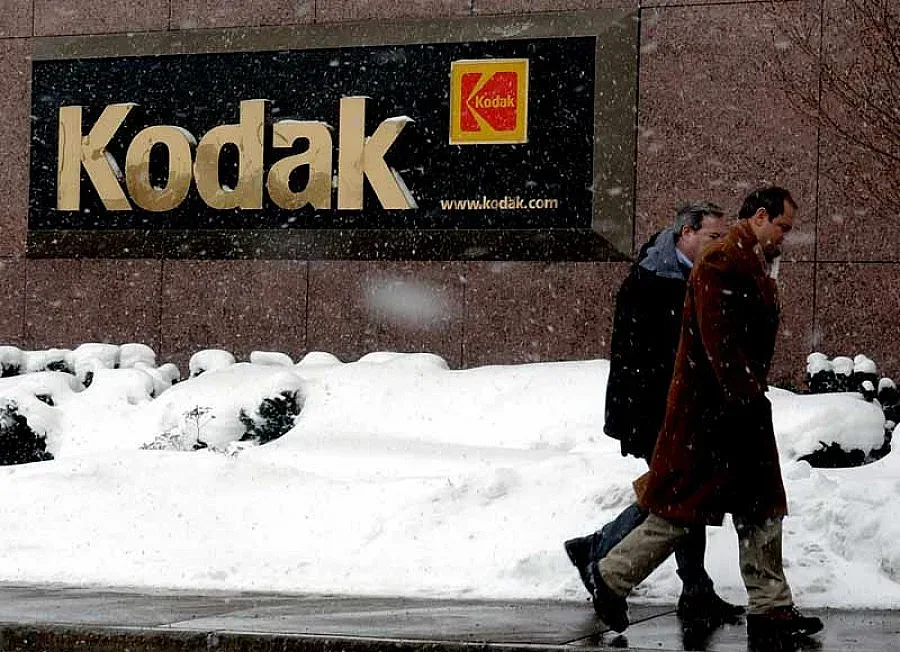 Емблемата на фотографията Кодак фалира
