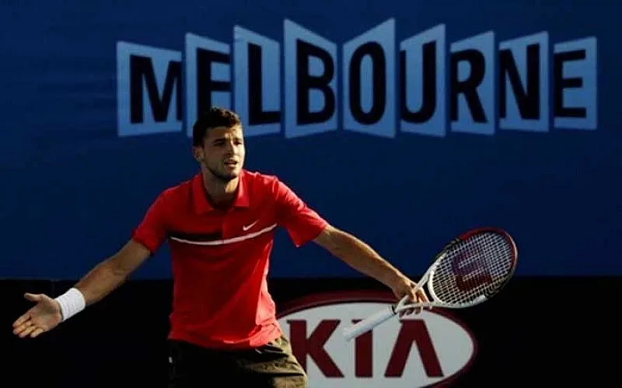 Гришо отпадна в Мелбърн, жегата го изтощи