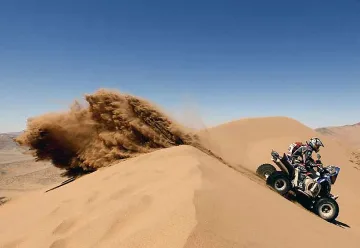 Вачков си изпроси наказание на "Дакар"