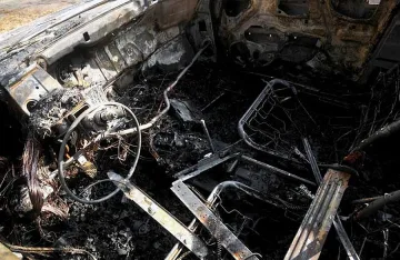 Запалиха две коли на новозагорски бизнесмен