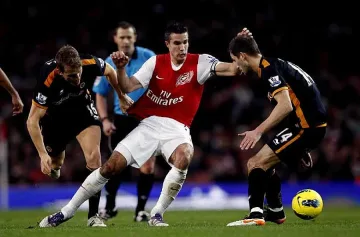 "Уулвърхемптън" открадна точка от "Арсенал"