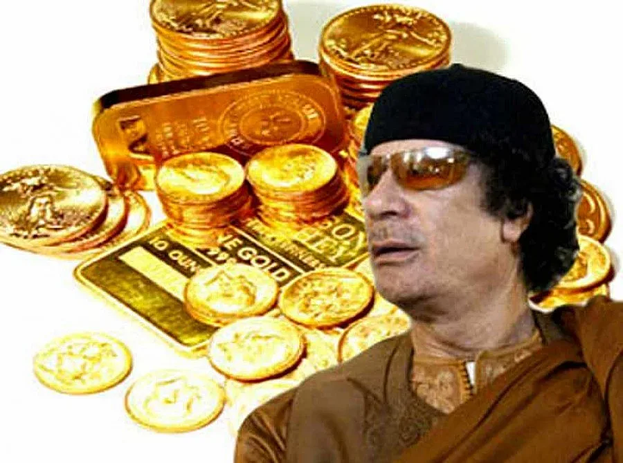Откриха 20 тона от златото на Кадафи