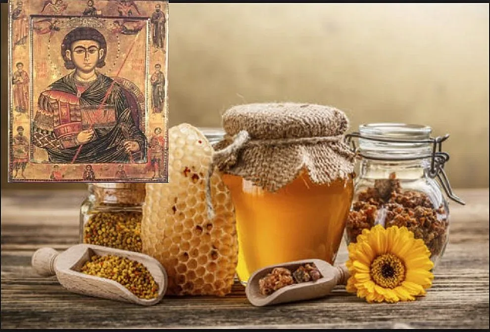 Носим паничка мед в църквата, почитаме велик светец