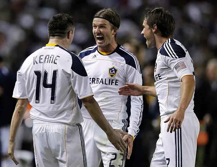 Бекъм и Кийн на финал в САЩ