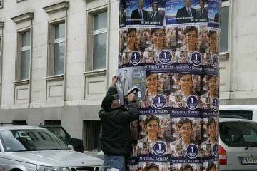 София опакована с 40 тона плакати