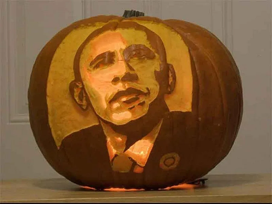 Семейство Обама купиха тикви за Хелоуин