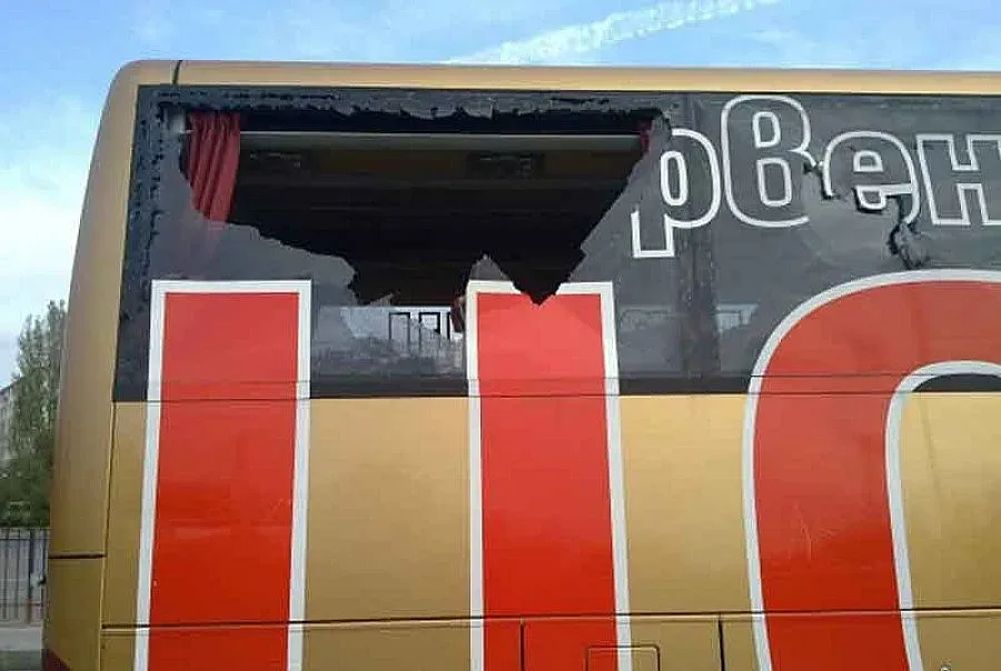 Вандали потрошиха автобуса на ЦСКА