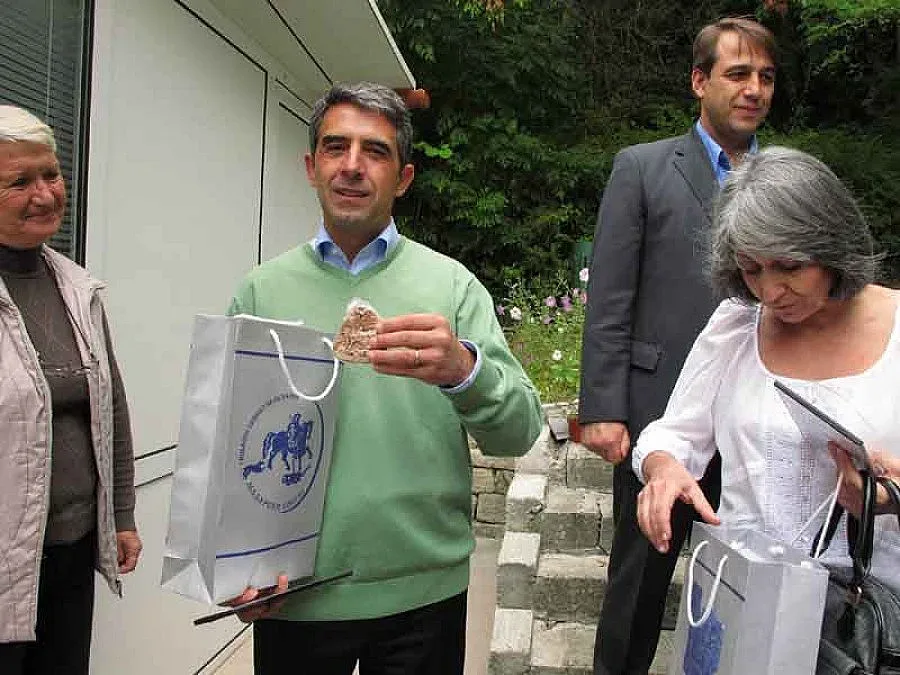 Плевнелиев видя усмивка на лицето на Христос