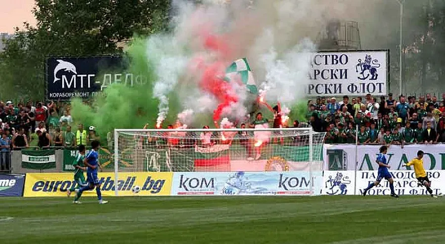 Камерите "хванаха" хулиганите на "Лудогорец Арена"