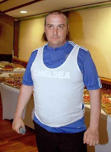 Гацо Бацов на мача в Разград