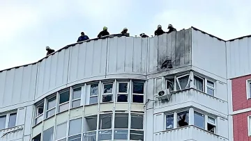 Украински дрон удари жилищен блок край Москва! 5 са ранени