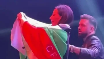 Сериозен скандал с Цеца! Ето какво направи с българското знаме