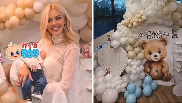 Натали на погача с бебето. Но има проблем!