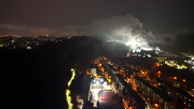 Гъсти облаци дим! Наш град на нокти