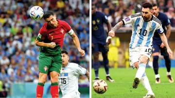 Роналдо поднови старата война с Лео Меси