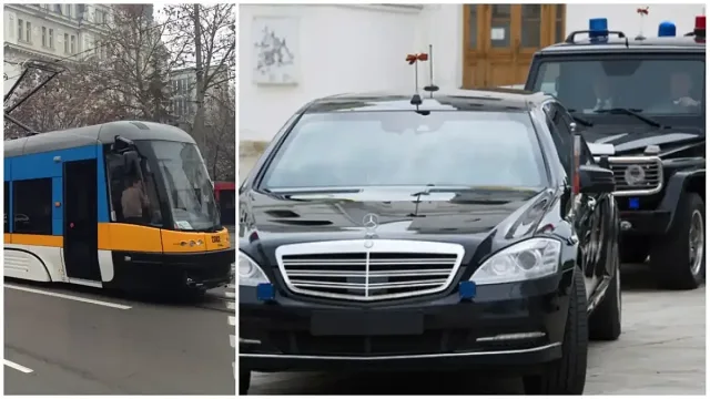 Страшна драма с трамвай и кола на НСО 