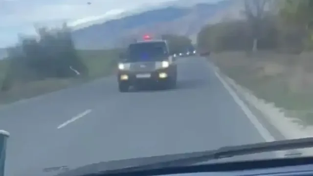 Кортеж на НСО лети в насрещното /ВИДЕО/