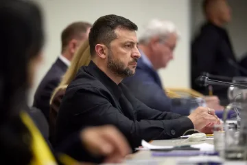 Зеленски на среща с топ американски военни