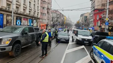 Ивелин Михайлов и "Величие" предизвикаха сутрешен хаос насред София