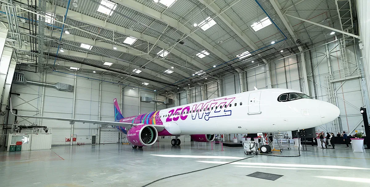 Wizz Air представи 250-ия си самолет. Целта е флотилия от 500 машини