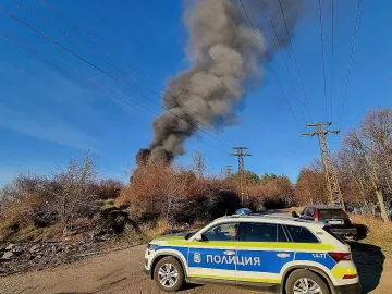 Черни облаци в небето. Наш град обгазен