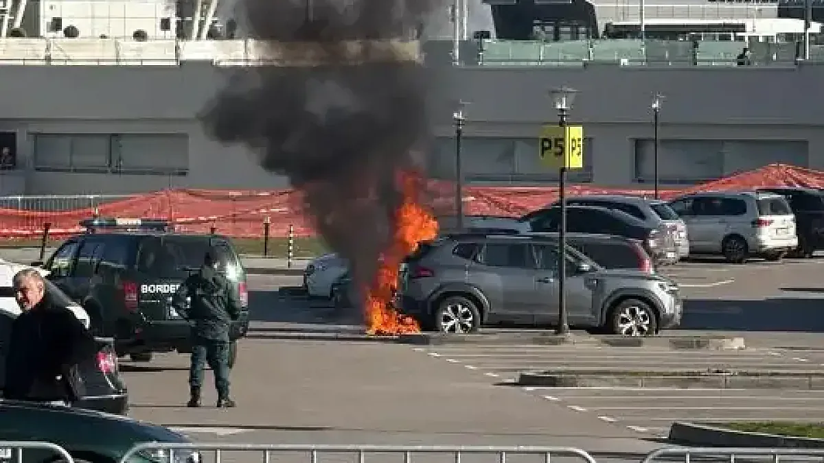 Пожар на летище София! Има ли паника